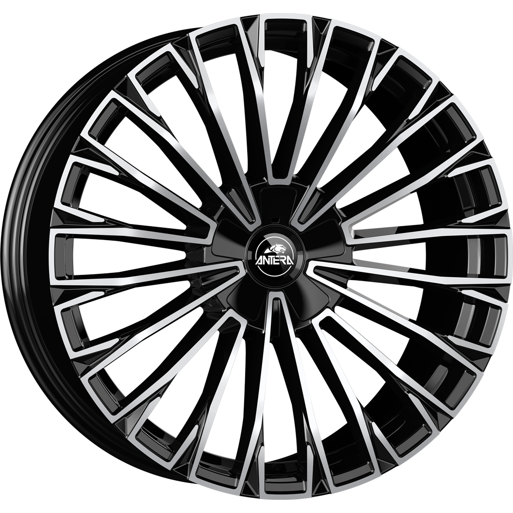 Antera A103 Zwart gepolijst 20 inch velg
