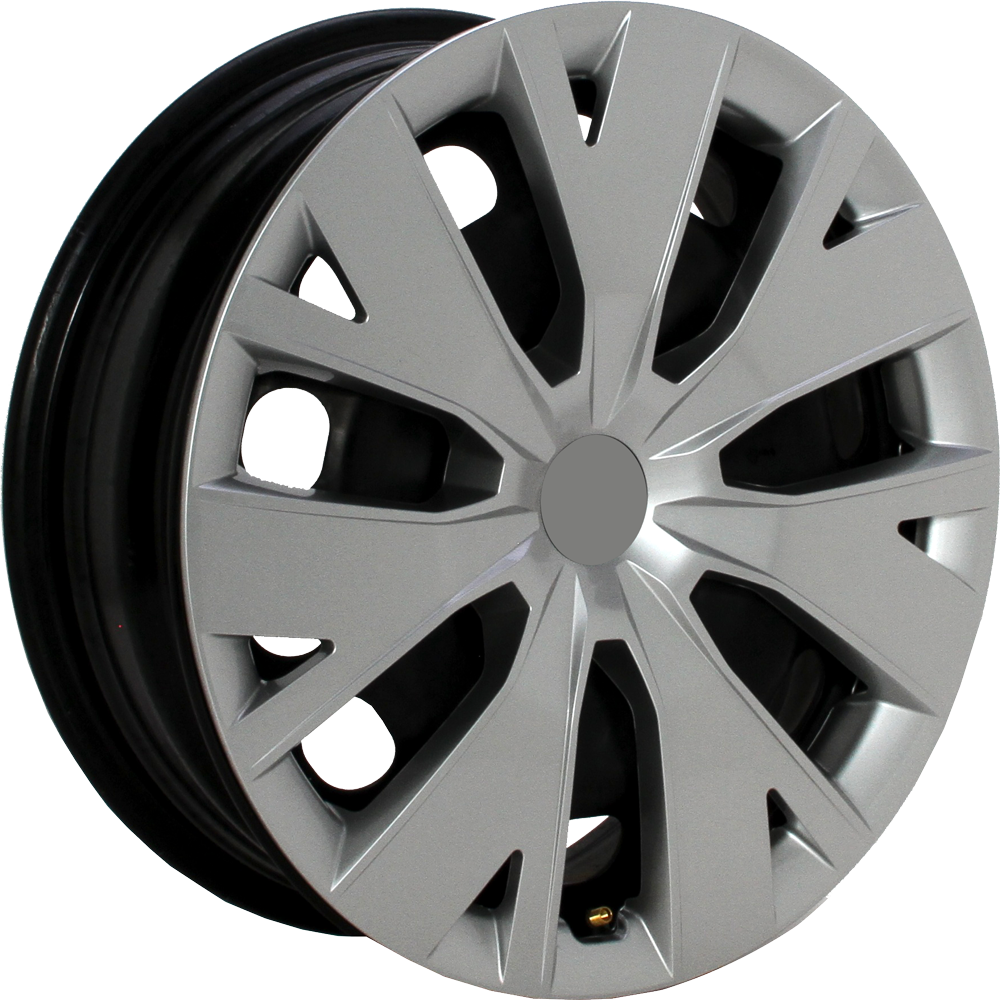 Origineel VOLKSWAGEN 2Q0601027H-AE + CAP Zwart 16 inch velg