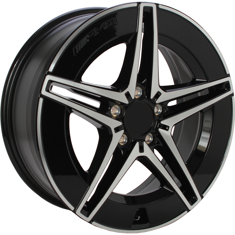 Origineel MERCEDES A2064017600 Zwart gepolijst 18 inch velg