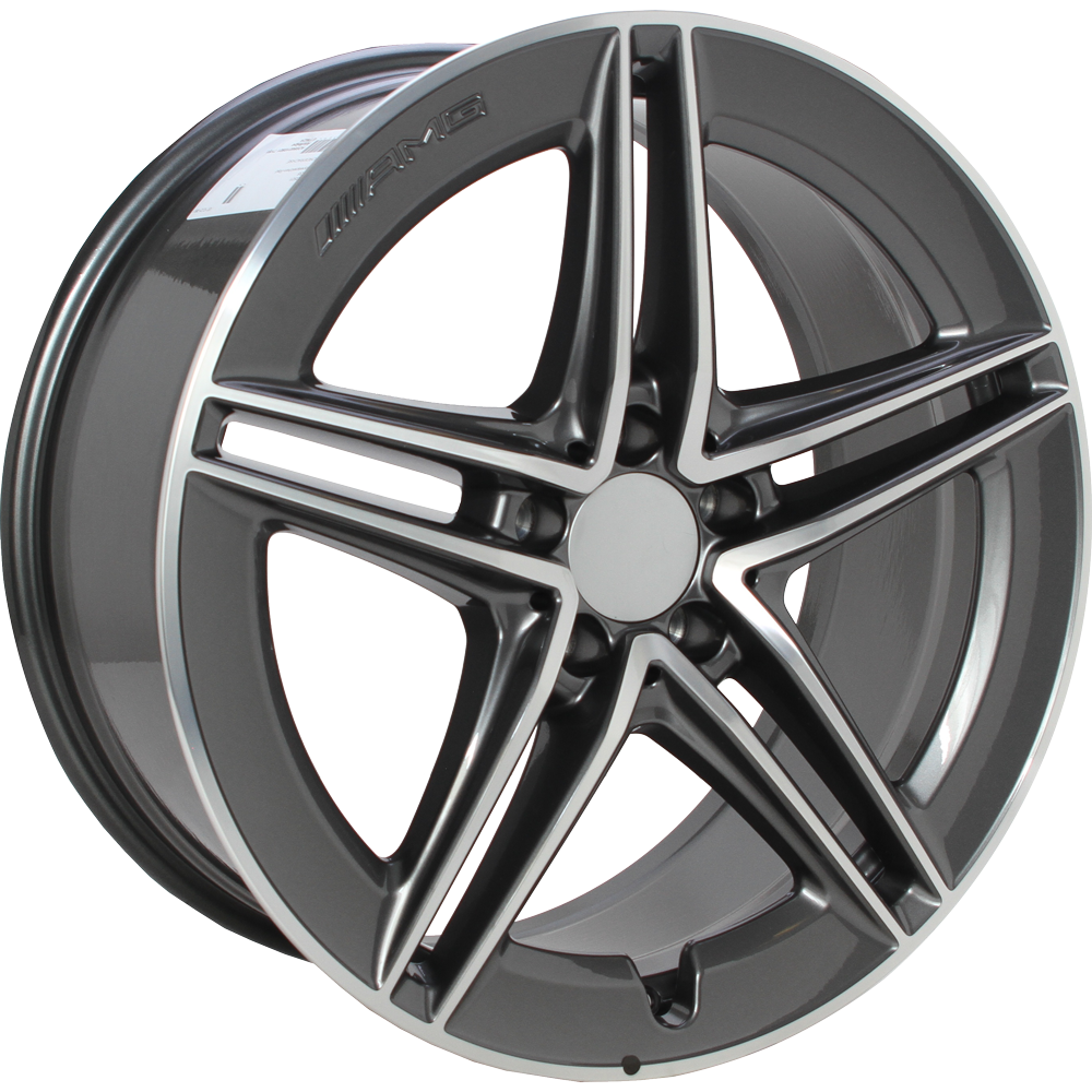 Origineel MERCEDES A2054010501 Mat antraciet gepolijst 19 inch velg