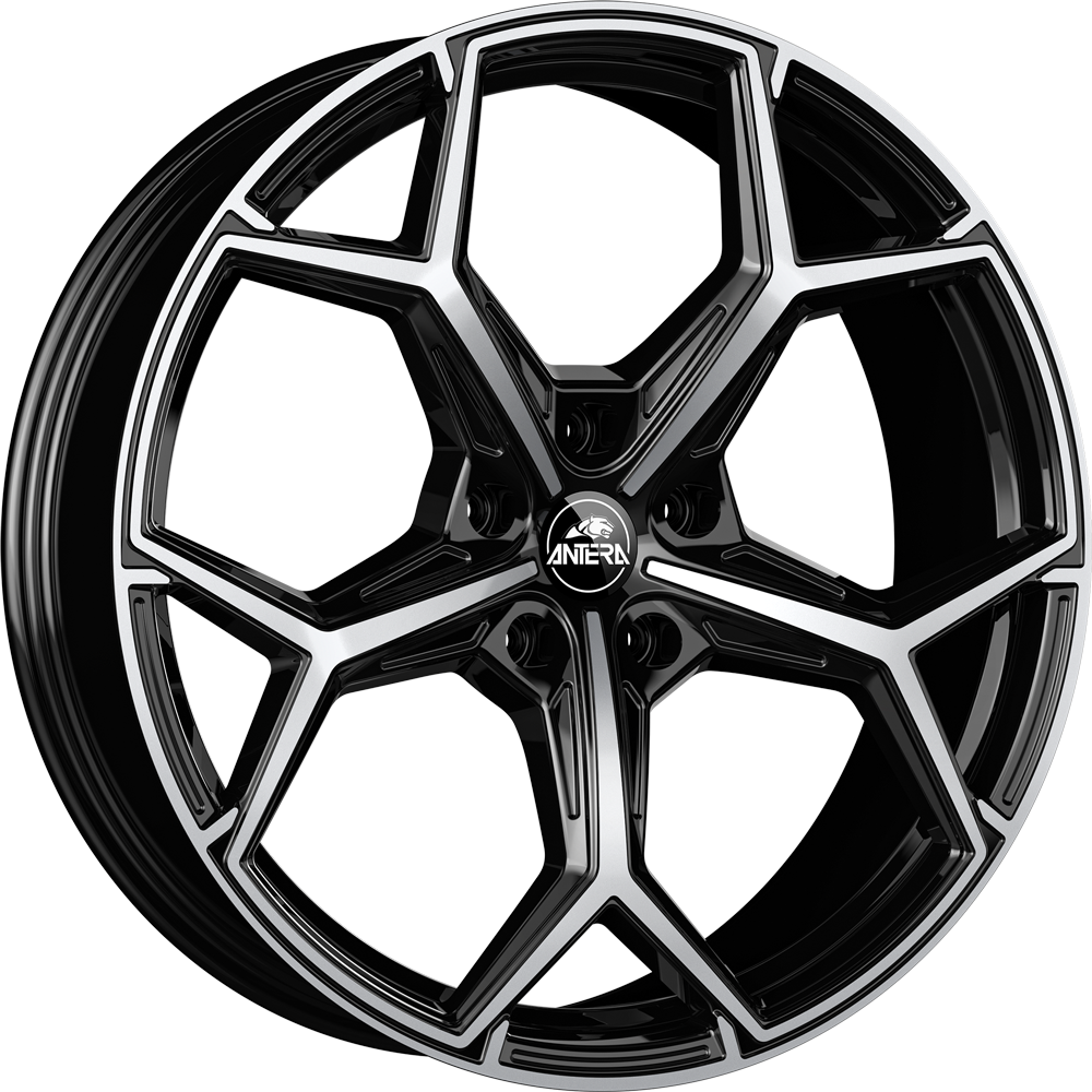 Antera A101 Zwart gepolijst 20 inch velg