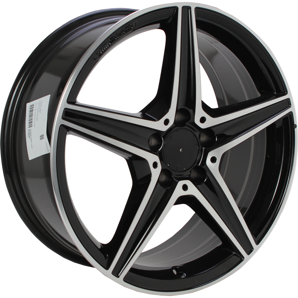 Origineel MERCEDES A2054014800 Zwart gepolijst 18 inch velg