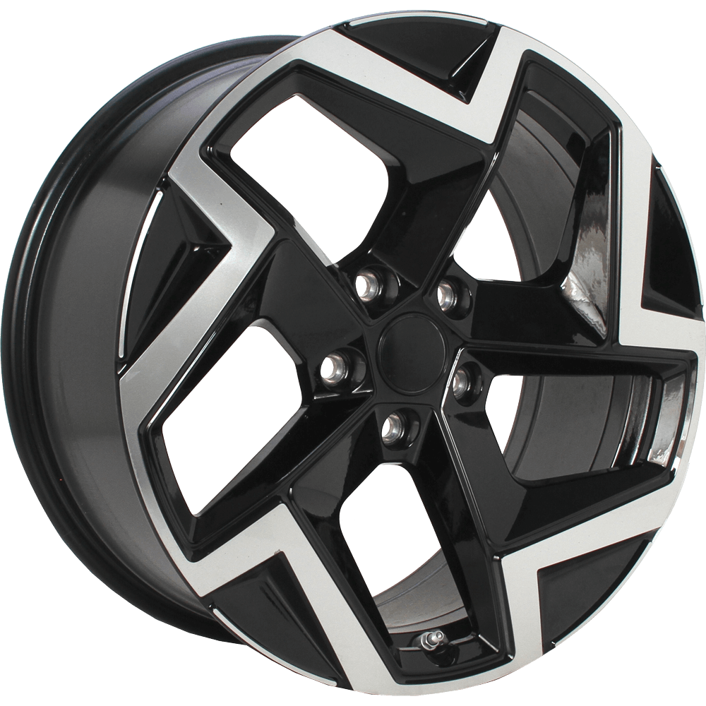 Origineel VOLKSWAGEN 3J0601025M Zwart gepolijst 18 inch velg