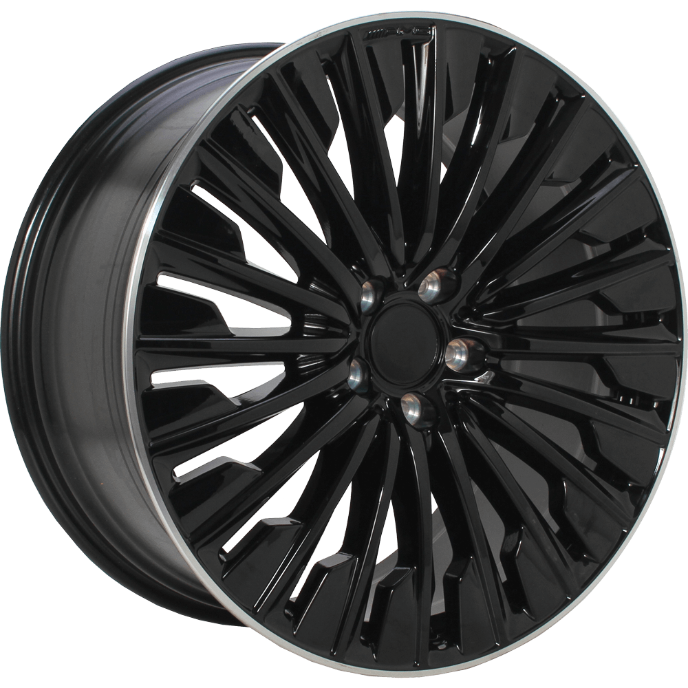 Origineel MERCEDES A2144010600 Zwart met gepolijste rand 20 inch velg