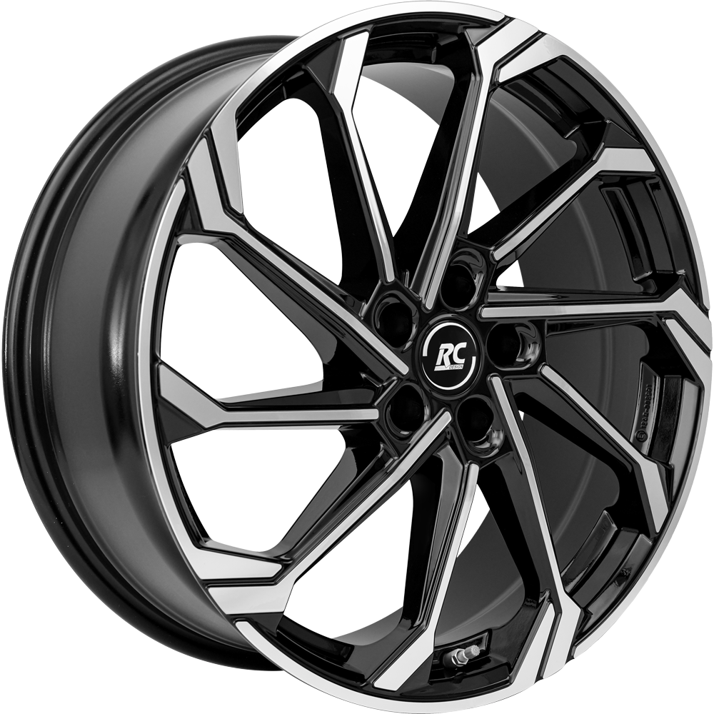 RC Design RC36 Zwart gepolijst 20 inch velg