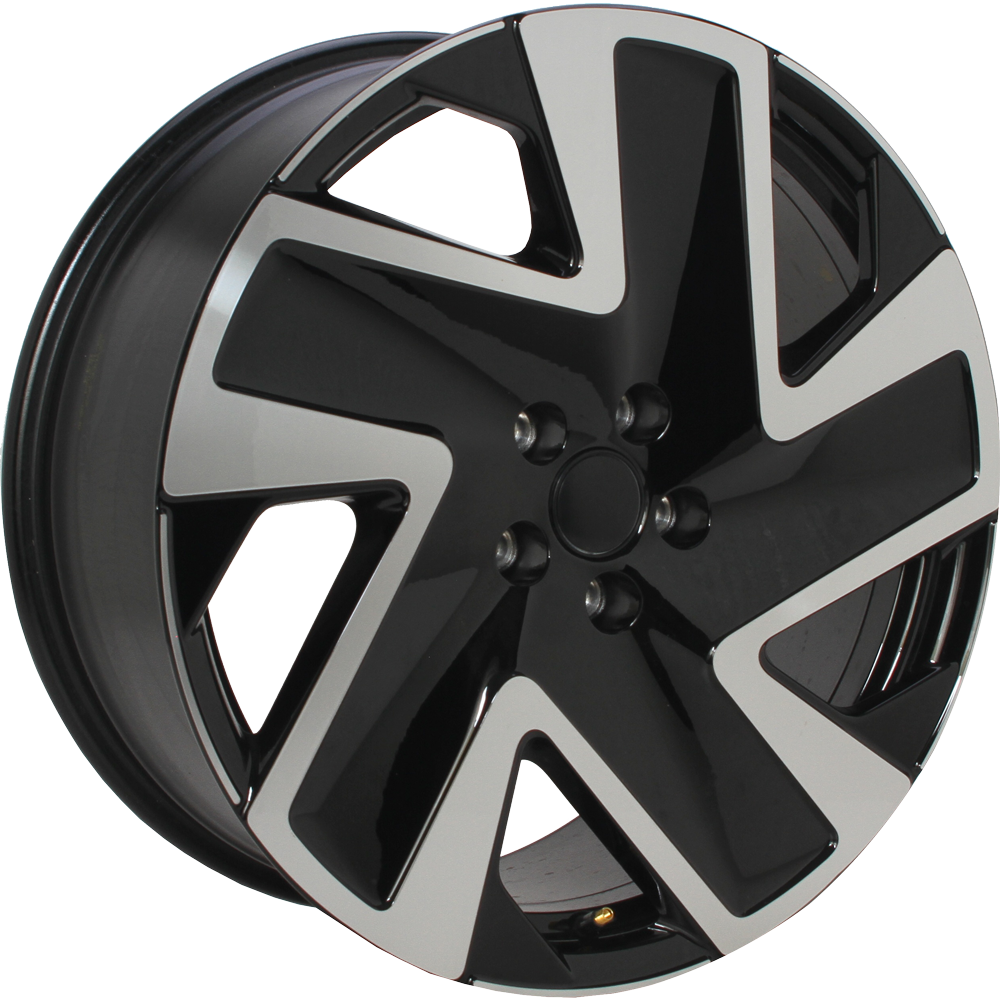 Origineel VOLKSWAGEN 1T3601025D Zwart gepolijst 20 inch velg