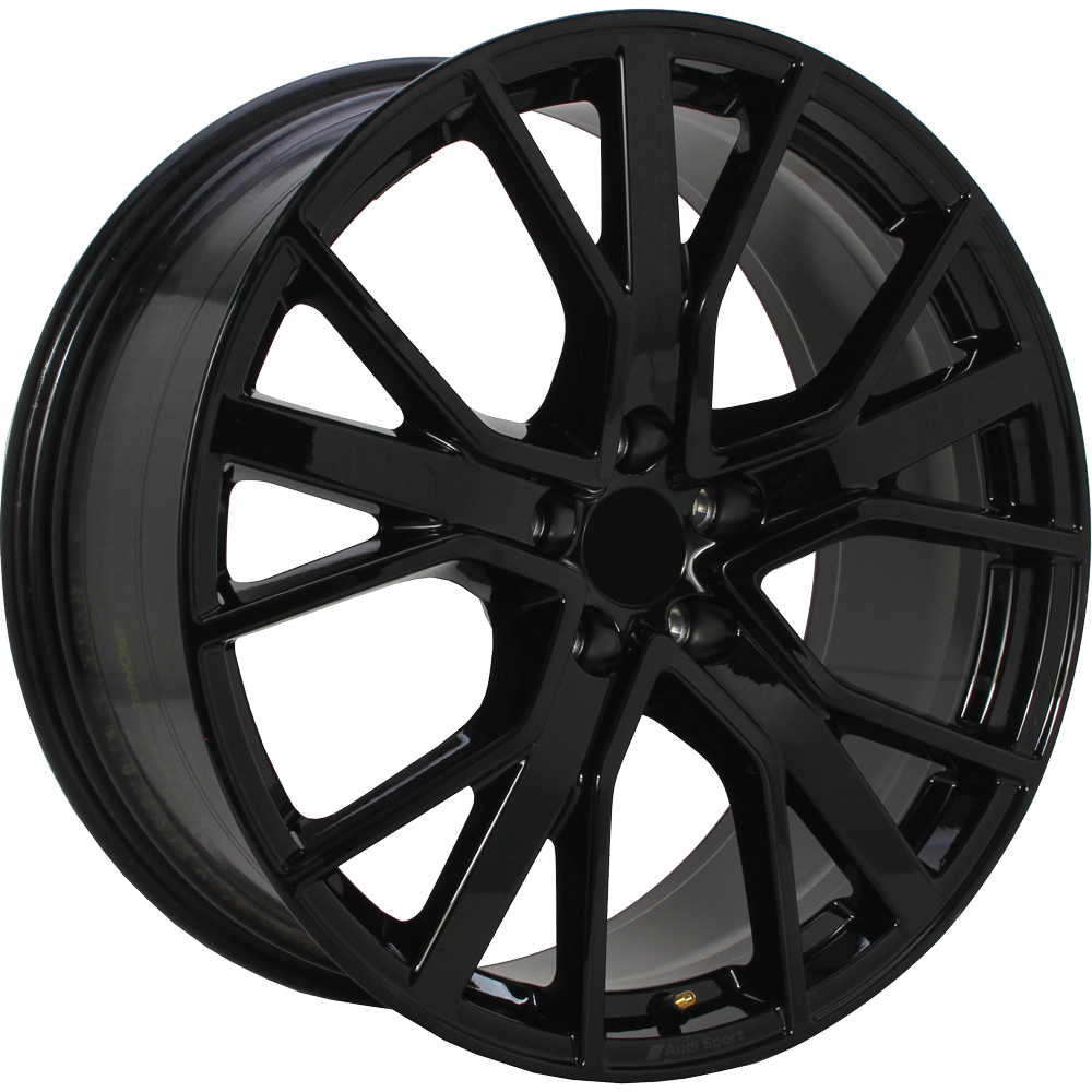 Origineel AUDI 83A601025BD + CAP Zwart 20 inch velg