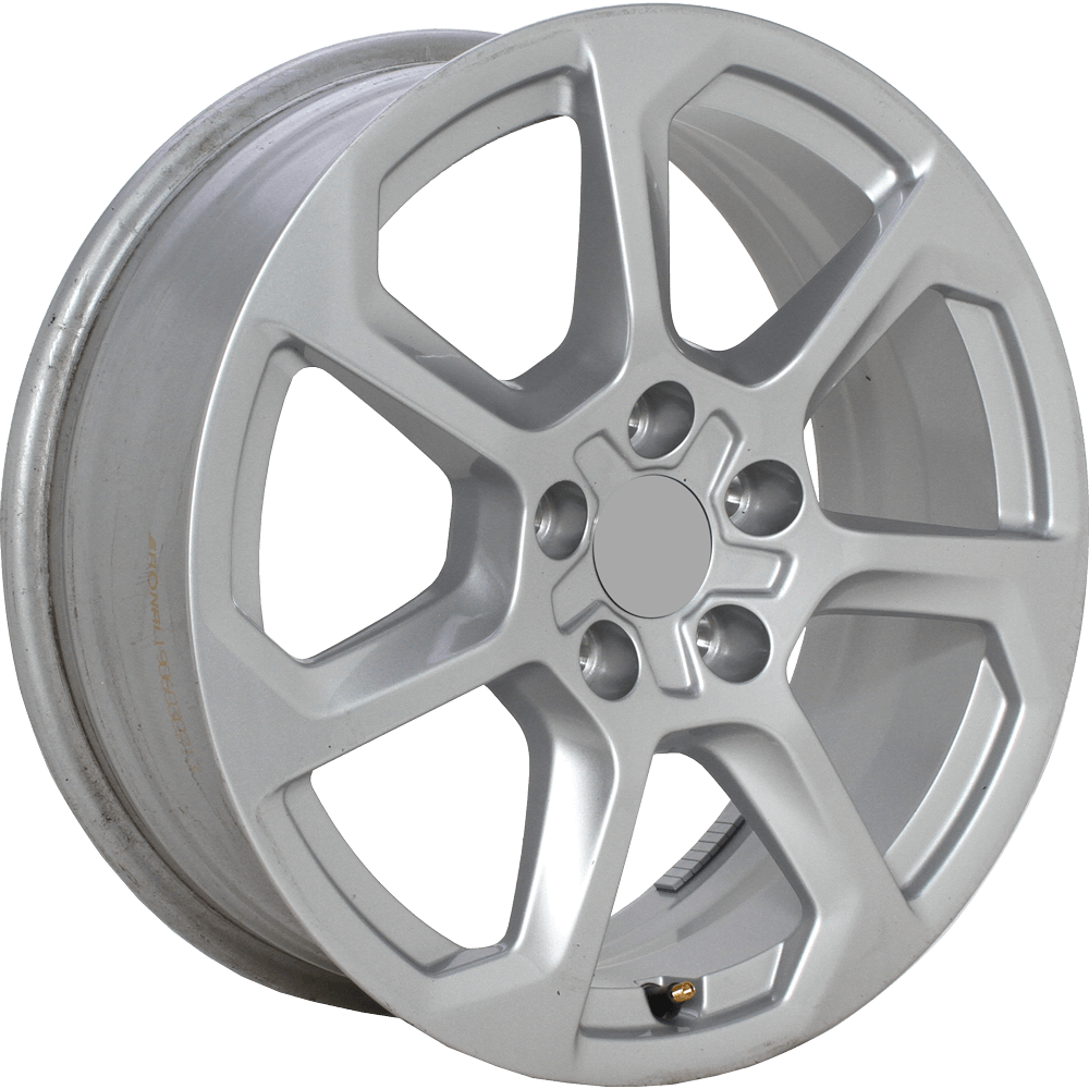 Origineel AUDI 81A601025T + CAP Zilver 17 inch velg